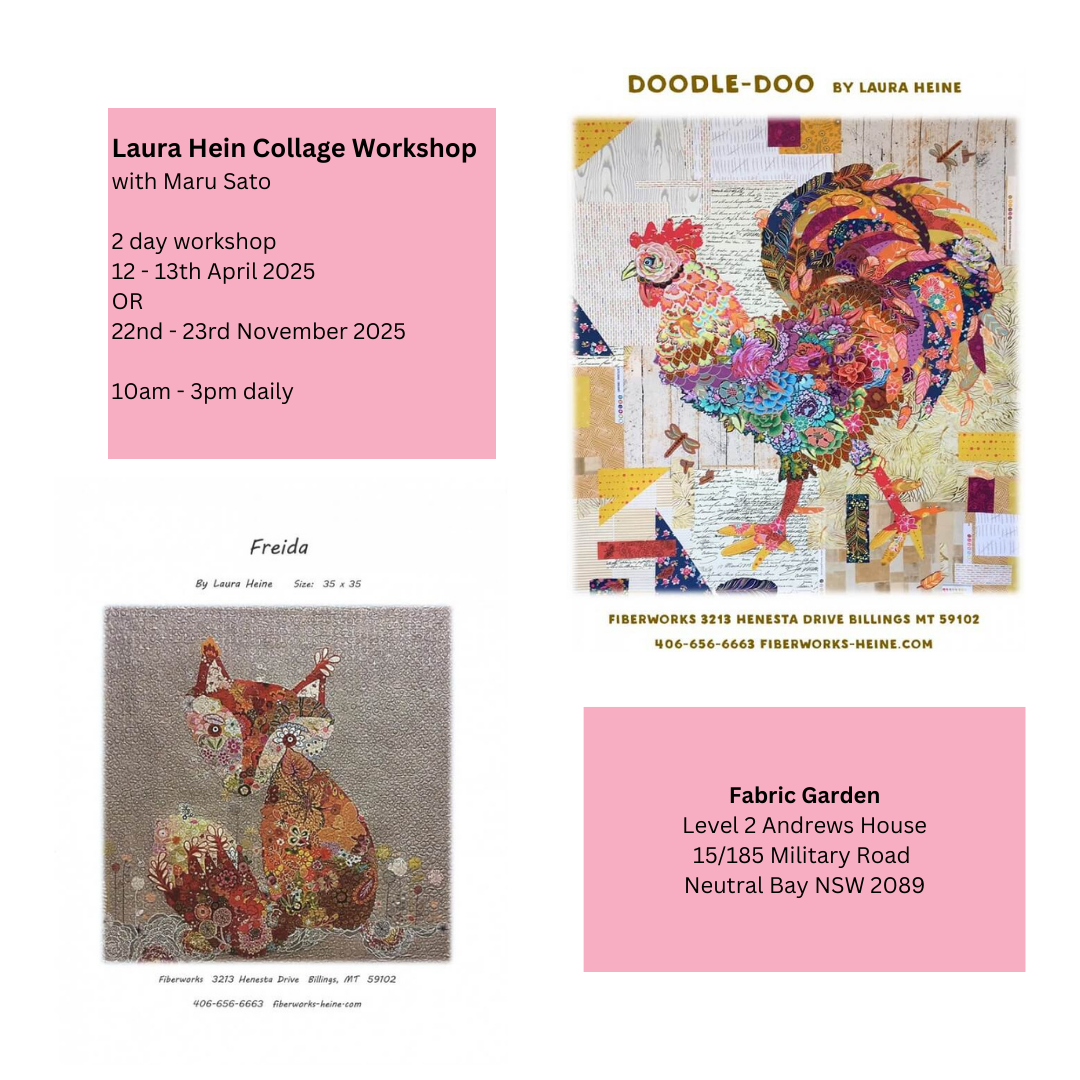 Workshop | Intermediate | Laura Heine Collage 2 day Workshop with Maro Sato