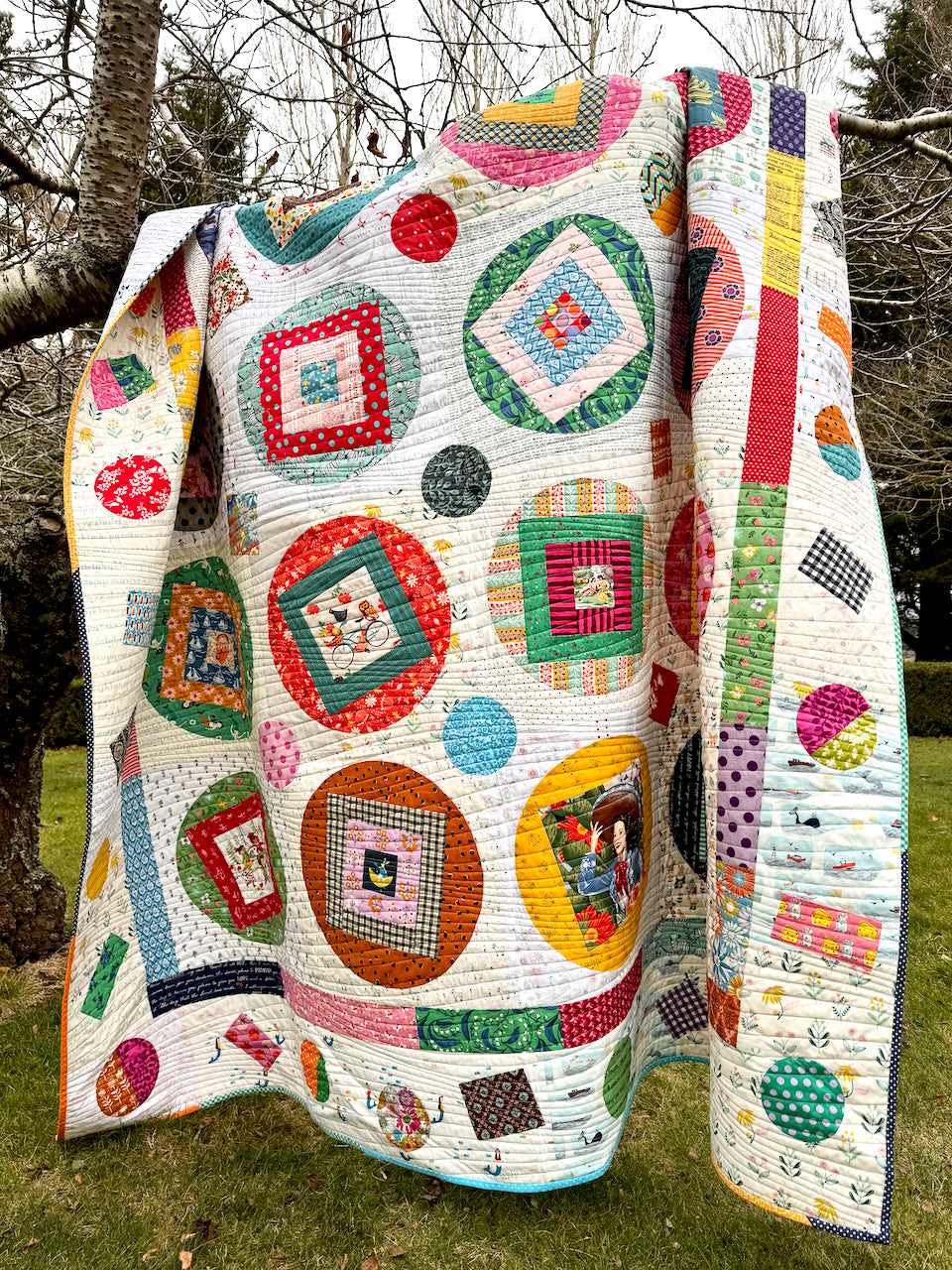 Rachaeldaisy Designs: Circle Boxes Quilt Pattern