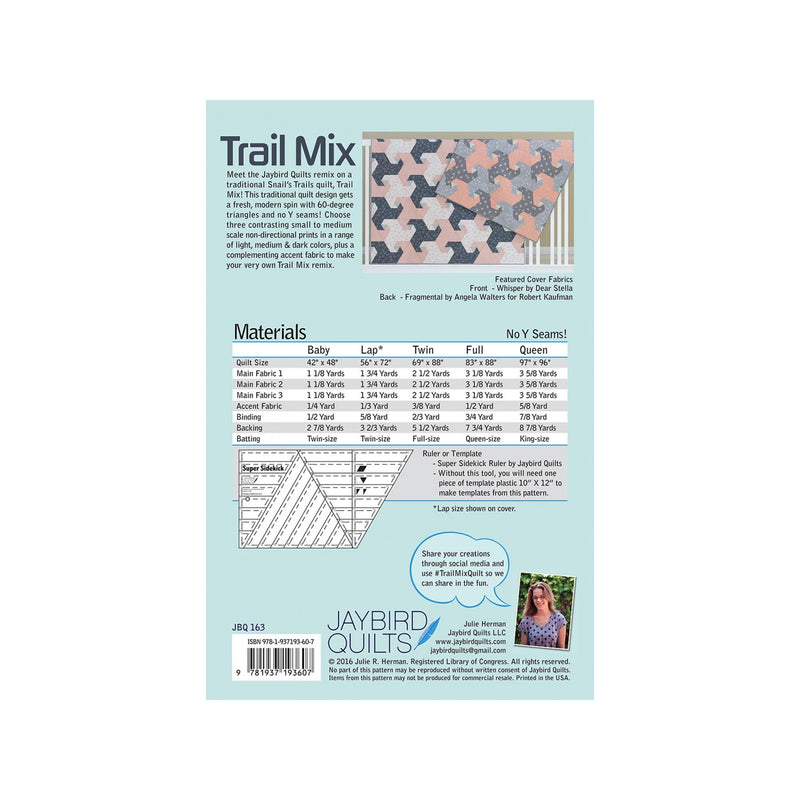 JayBird Quilts Pattern: Trail Mix