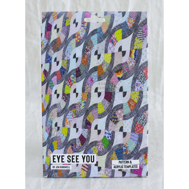 Jen Kingwell Quilt Pattern: Eye See You Pattern and Template
