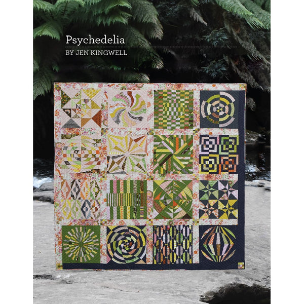 Jen Kingwell Quilt Pattern: Psychedelia Booklet