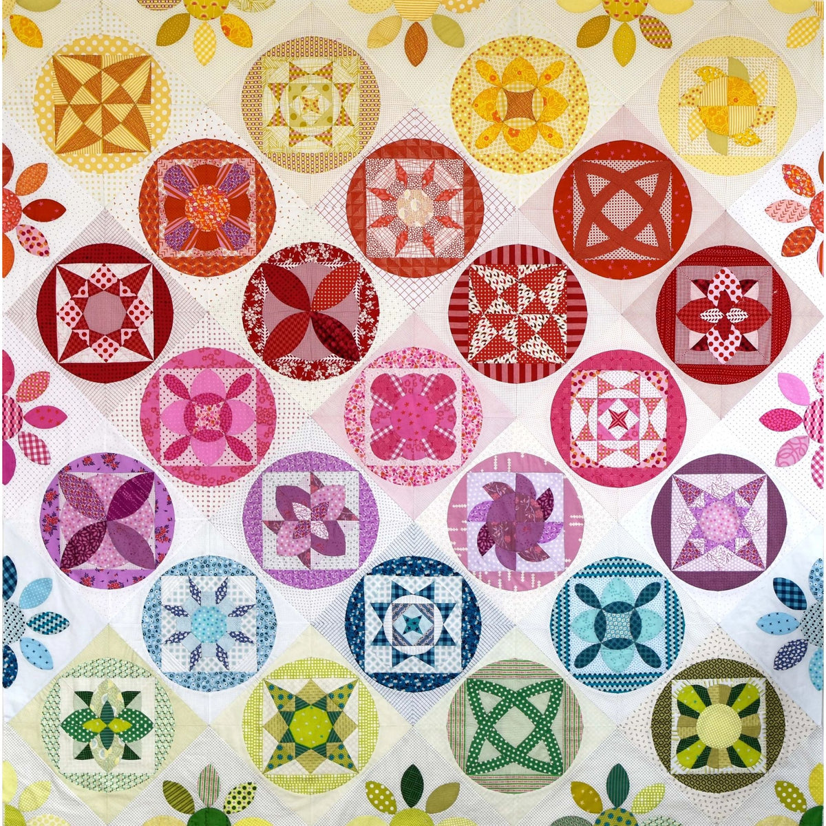 Jar of Lollies by Jen Kingwell Block of the Month (12 month program)