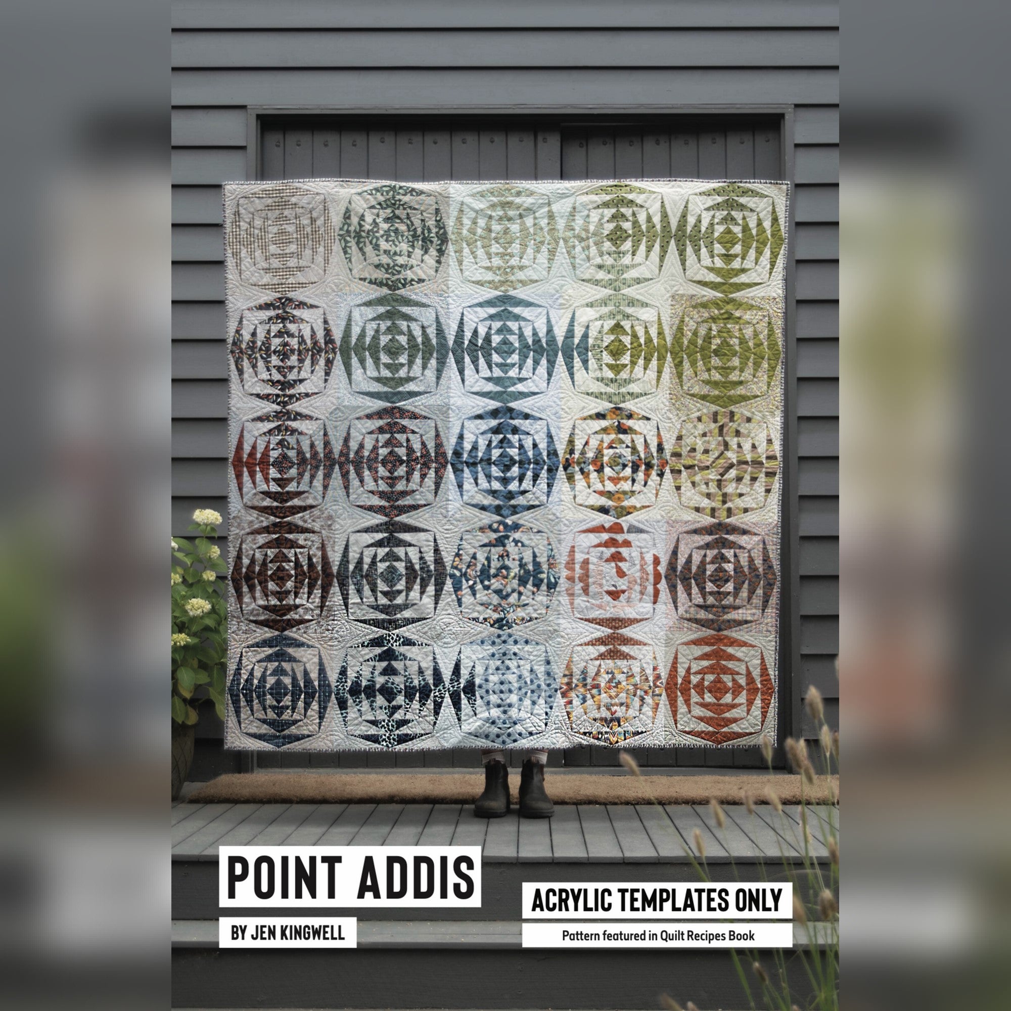 Jen Kingwell Designs: Point Addis (Acrylic Template Only)