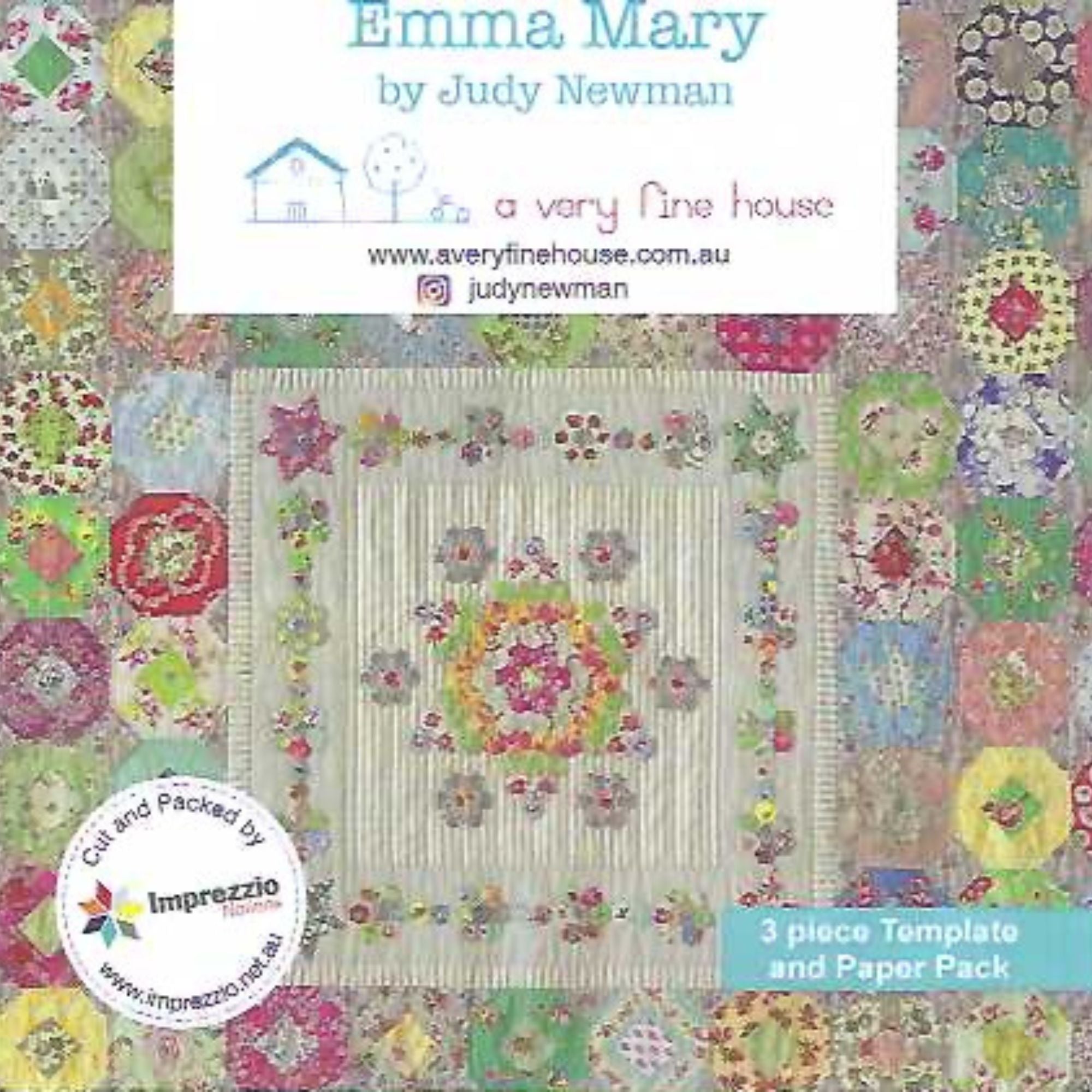 Judy Newman - A Very Fine House - Emma Mary Papers and Template Set
