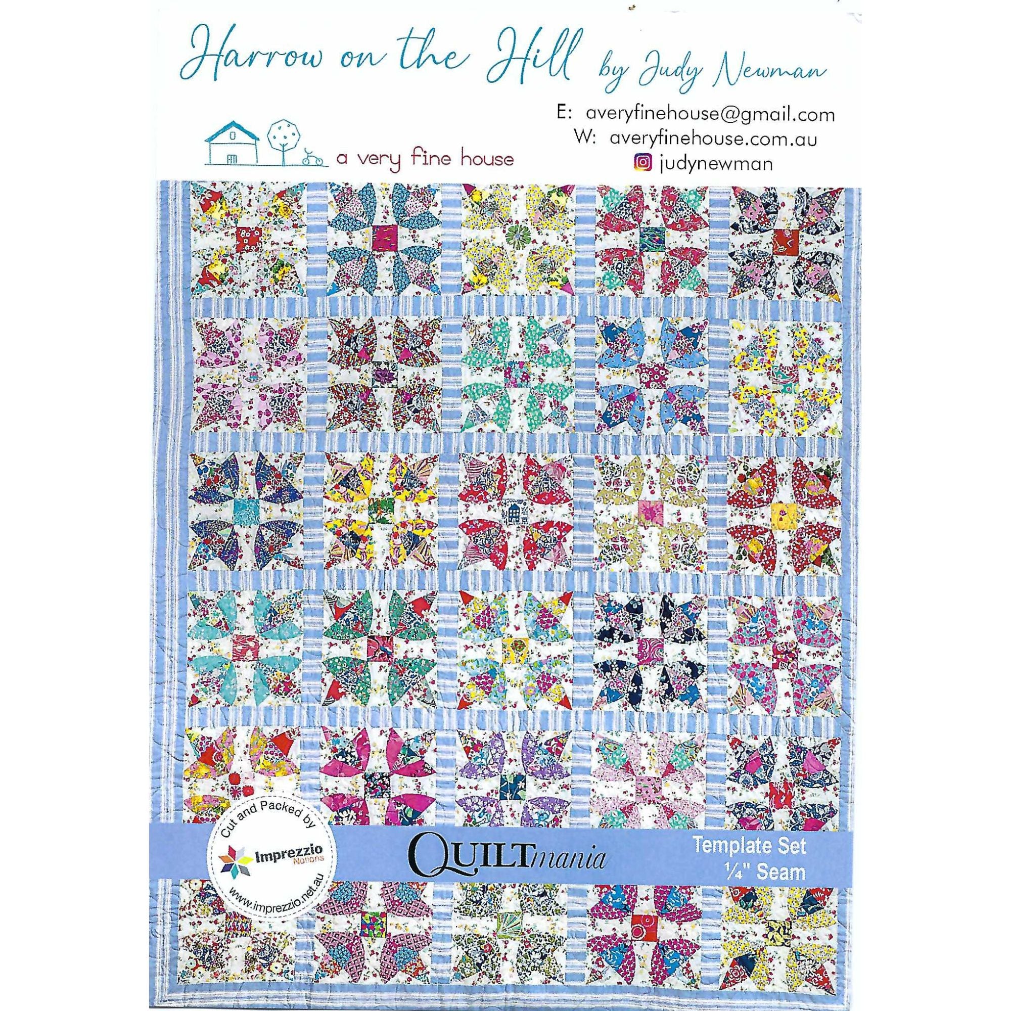 Judy Newman - A Very Fine House - Harrow on the Hill Template Set