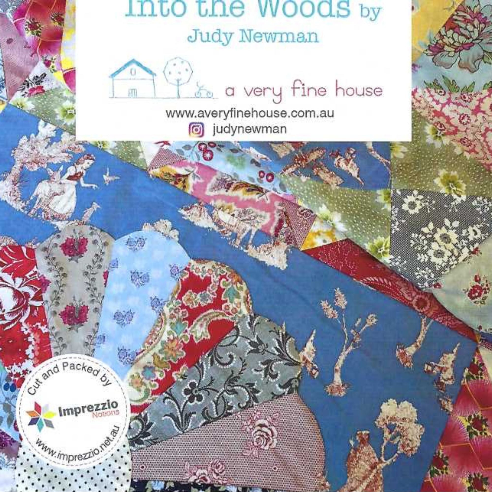 Judy Newman - A Very Fine House - Into the Woods Papers and Template Set