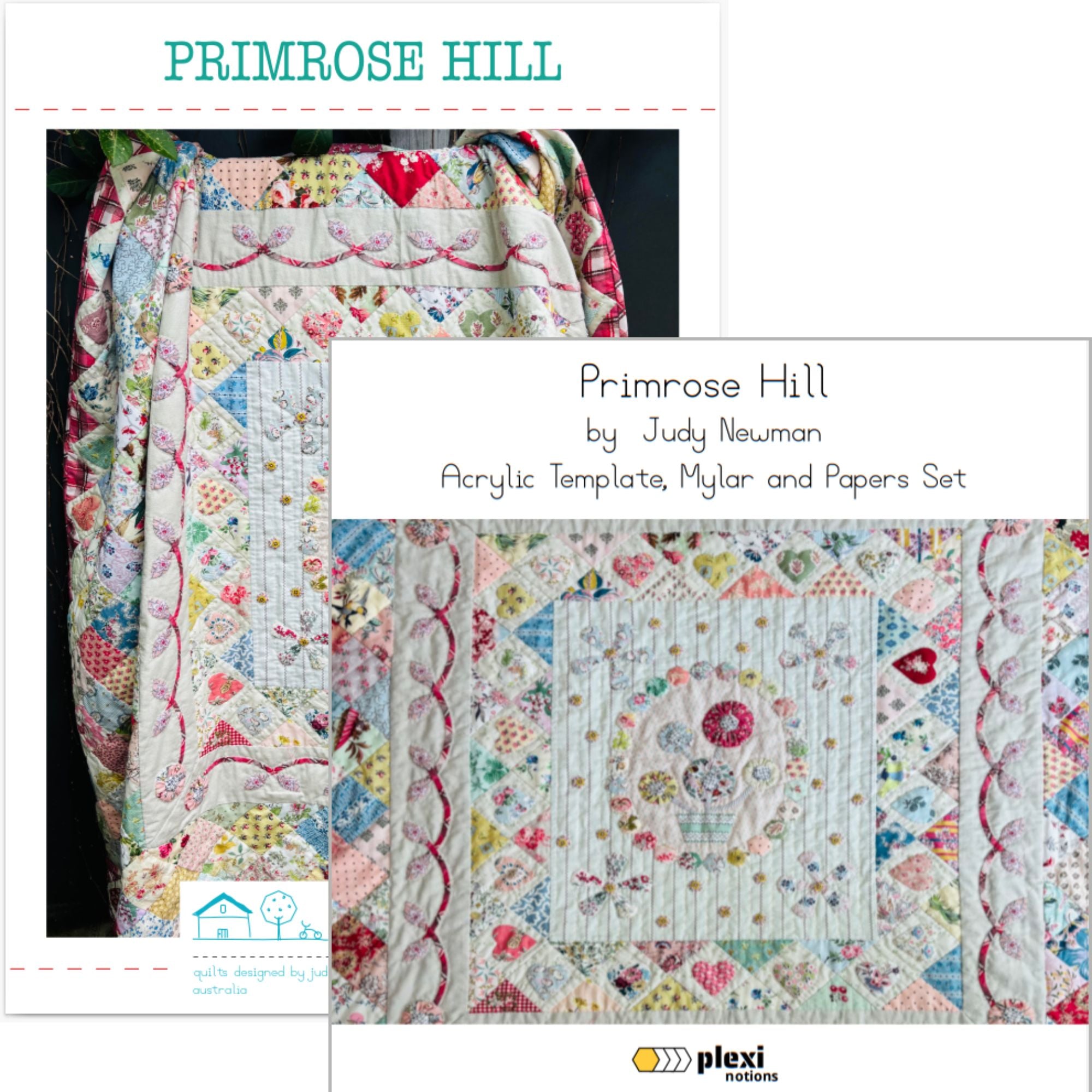 Judy Newman - A Very Fine House - Primrose Hill pattern, paper and template pack
