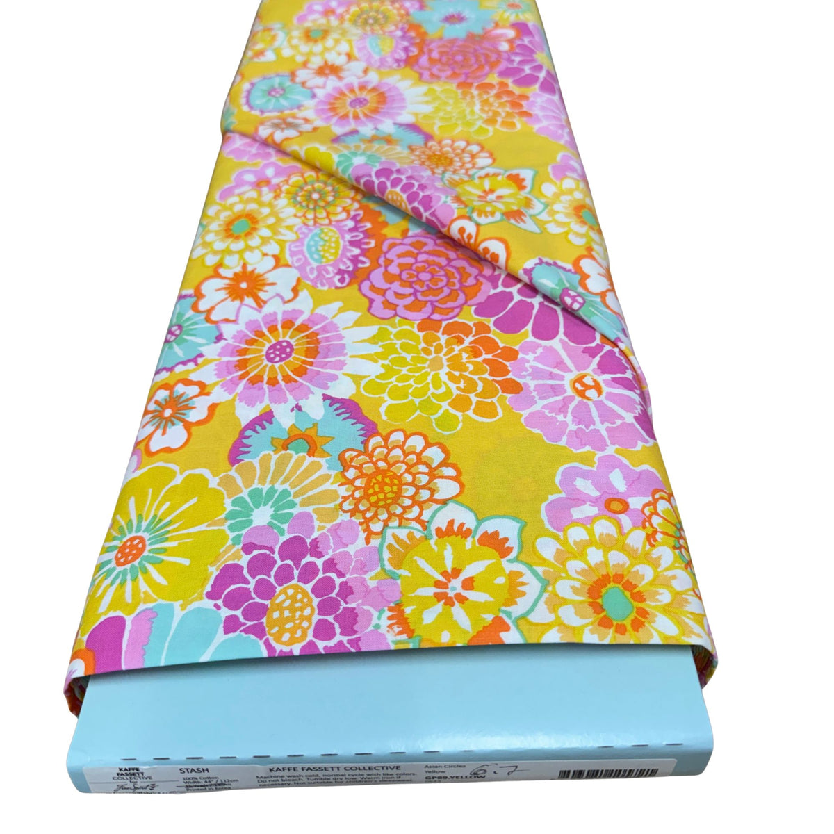 Kaffe Fassett Asian Circles in Yellow GP89-YELLOW BOLT