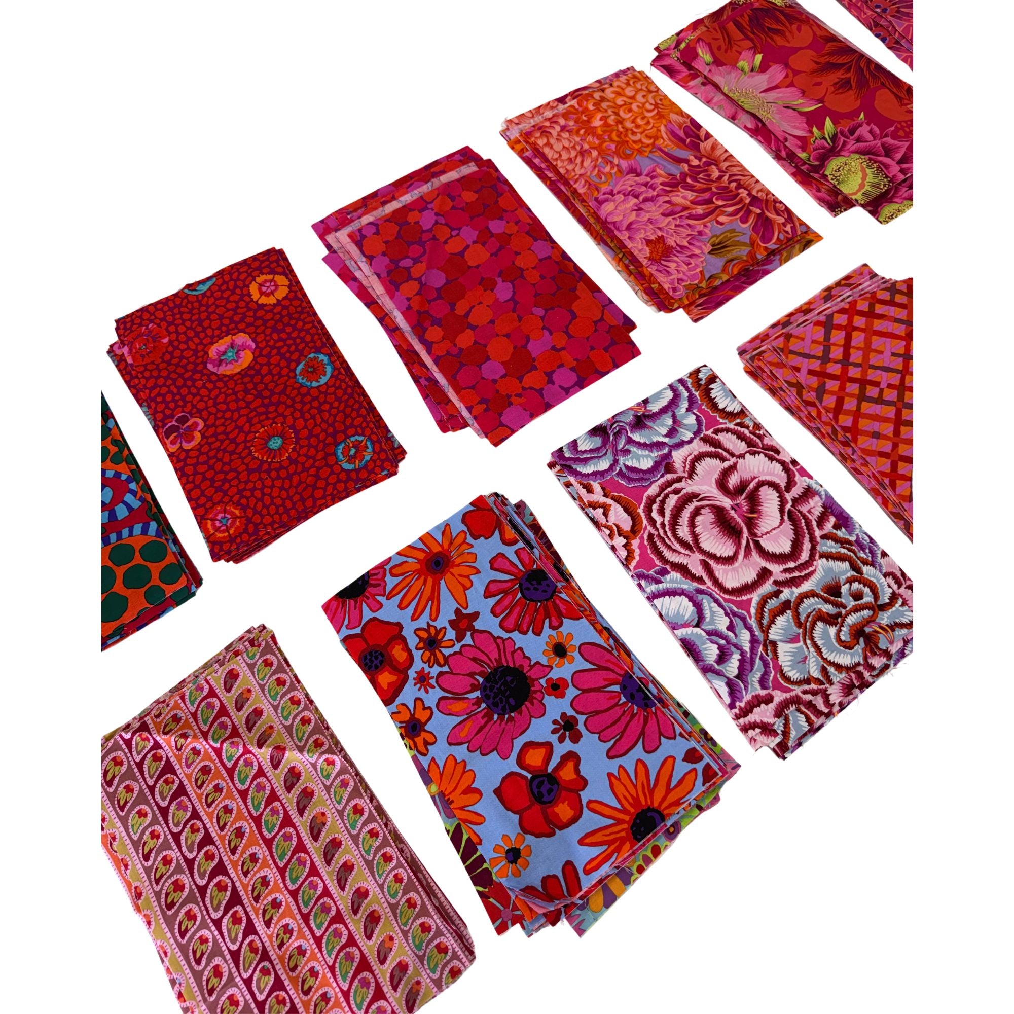 Kaffe Fassett Fabric Pack Red 12 (10" x 6")