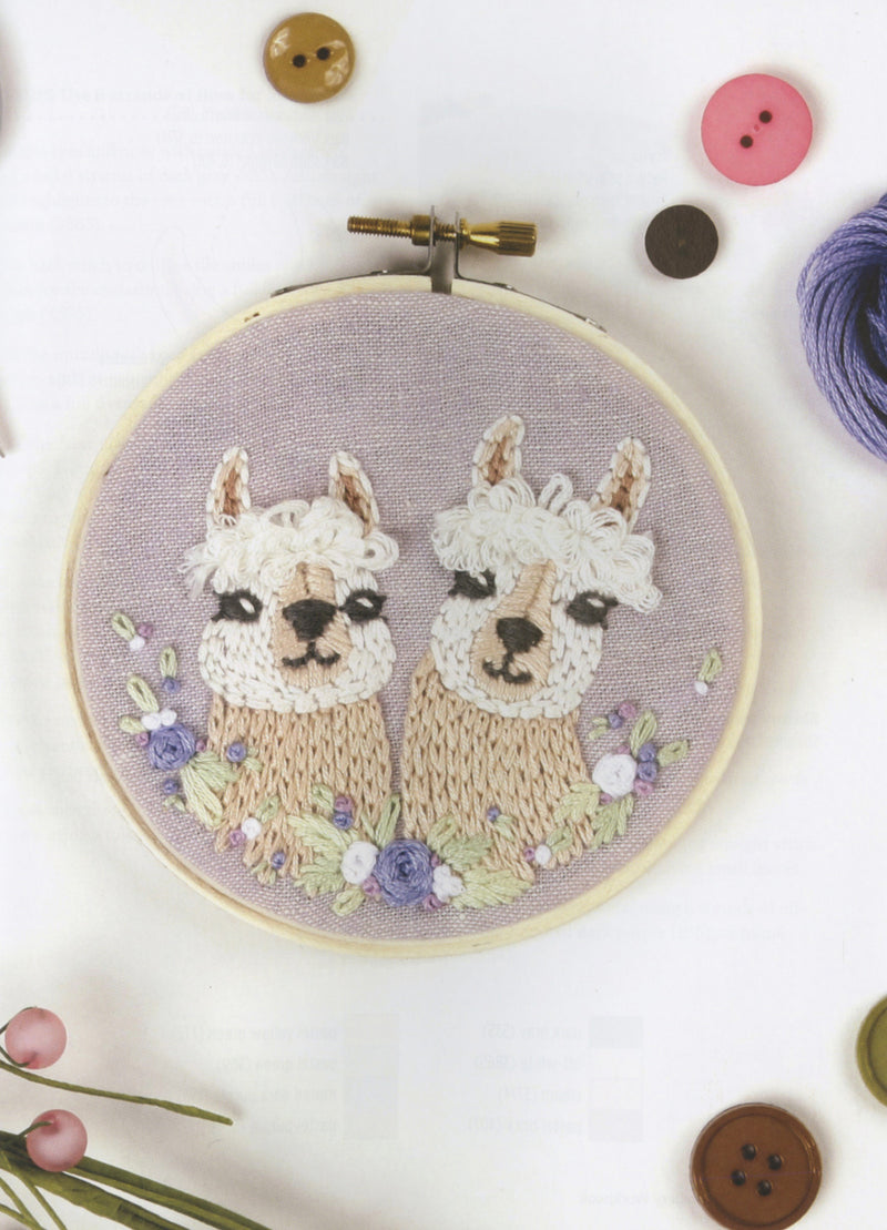 Animal Embroidery Workbook - Jessica Long - Step By Step Techniques and Patterns