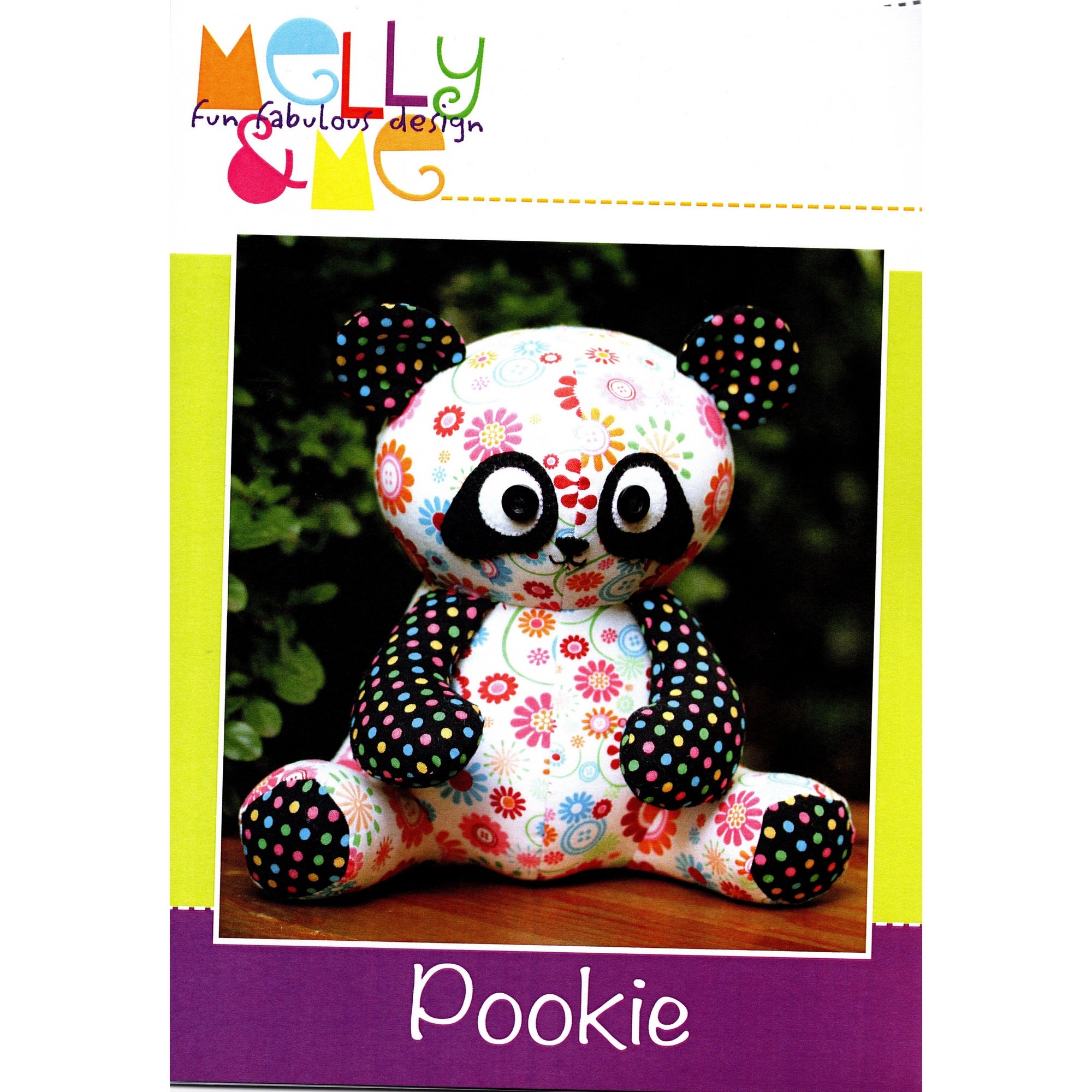 Melly and Me Soft Toy Pattern: Pookie the Panda