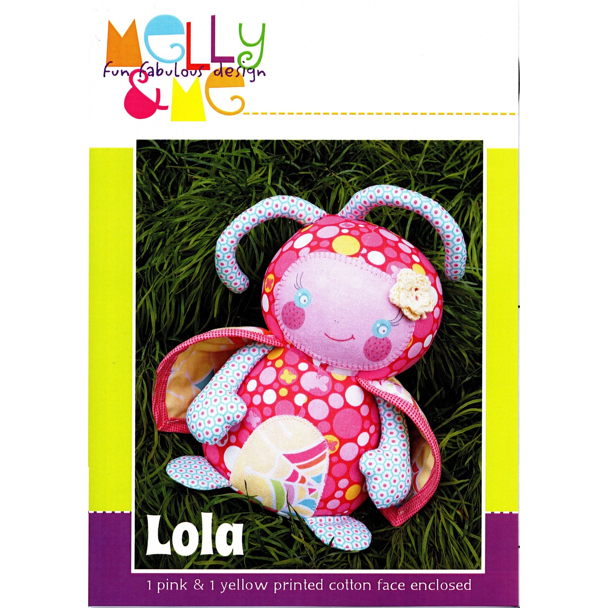 Melly and Me Soft Toy Pattern: Lola