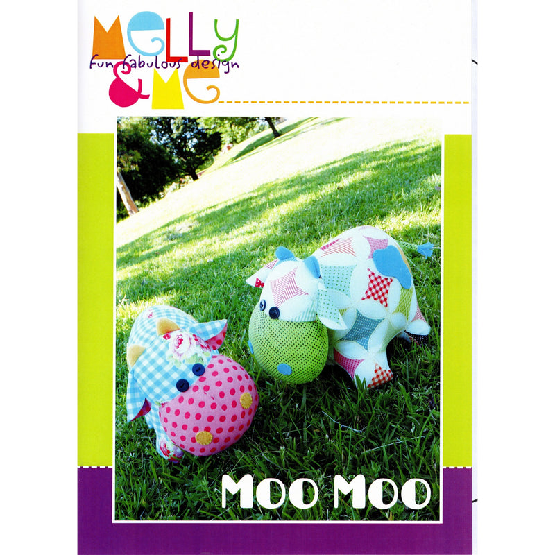 Melly and Me Soft Toy Pattern: Moo Moo