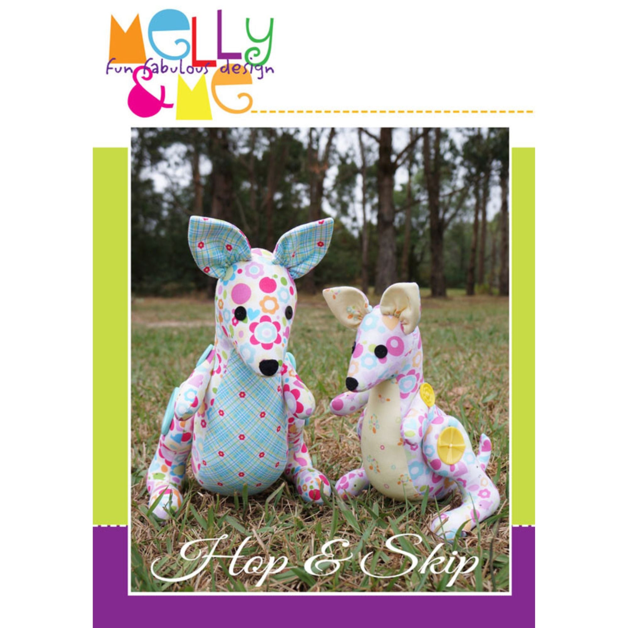 Melly and Me Soft Toy Pattern: Hop and Skip (Kangaroo)