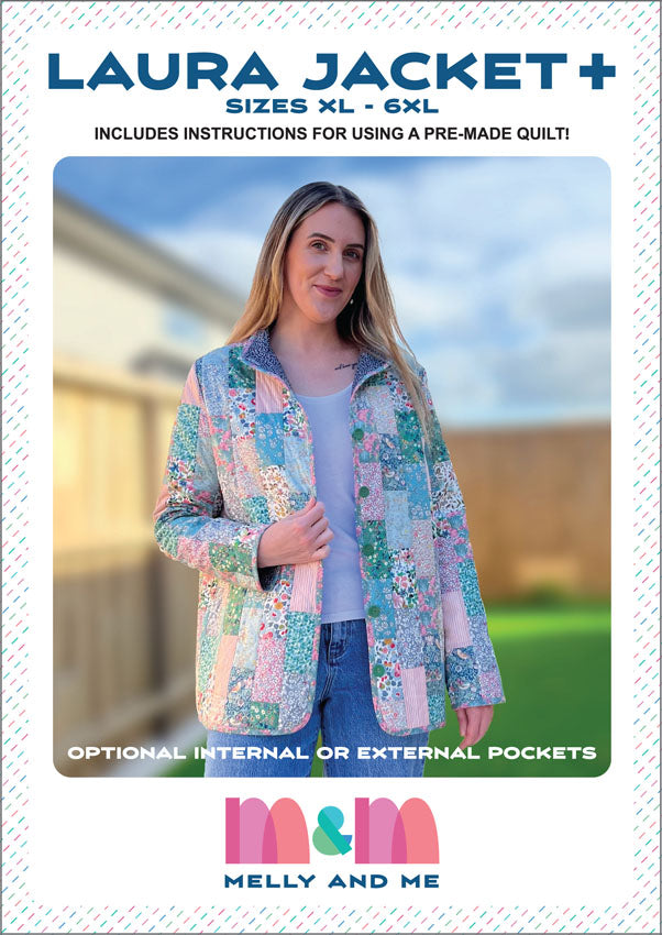 Melly and Me Sewing Pattern: Laura Jacket XL - 6XL