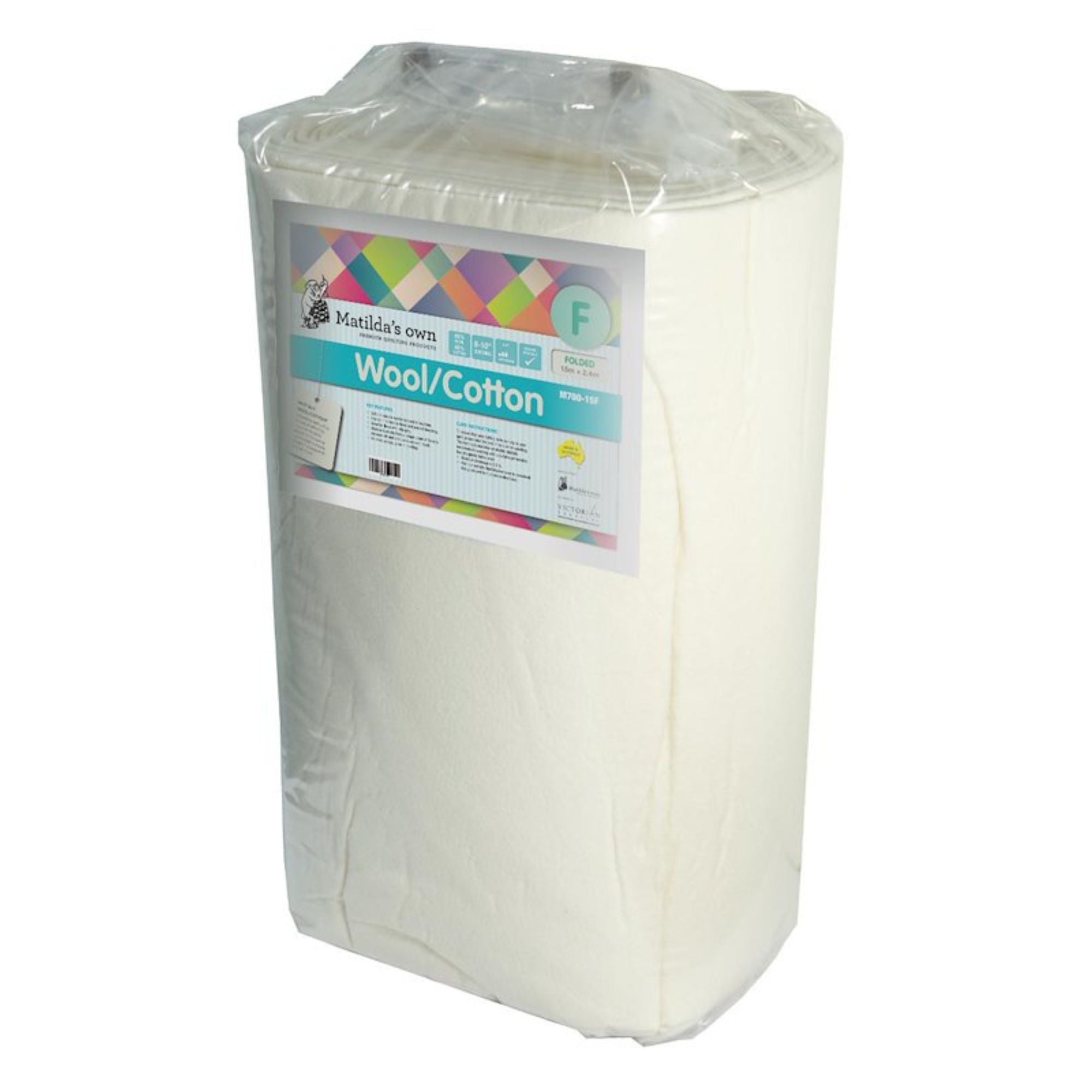 Matilda's Own 60% Wool 40% Cotton Wadding 2.4m Wide