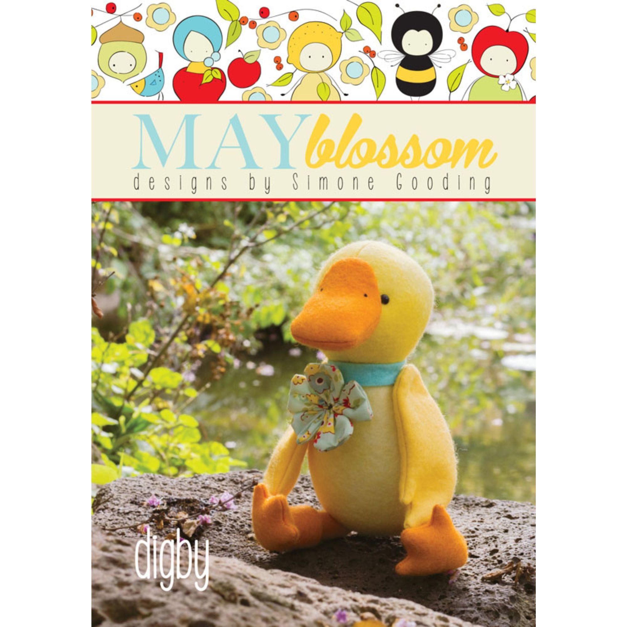May Blossom Felt Pattern - Digby Duckling
