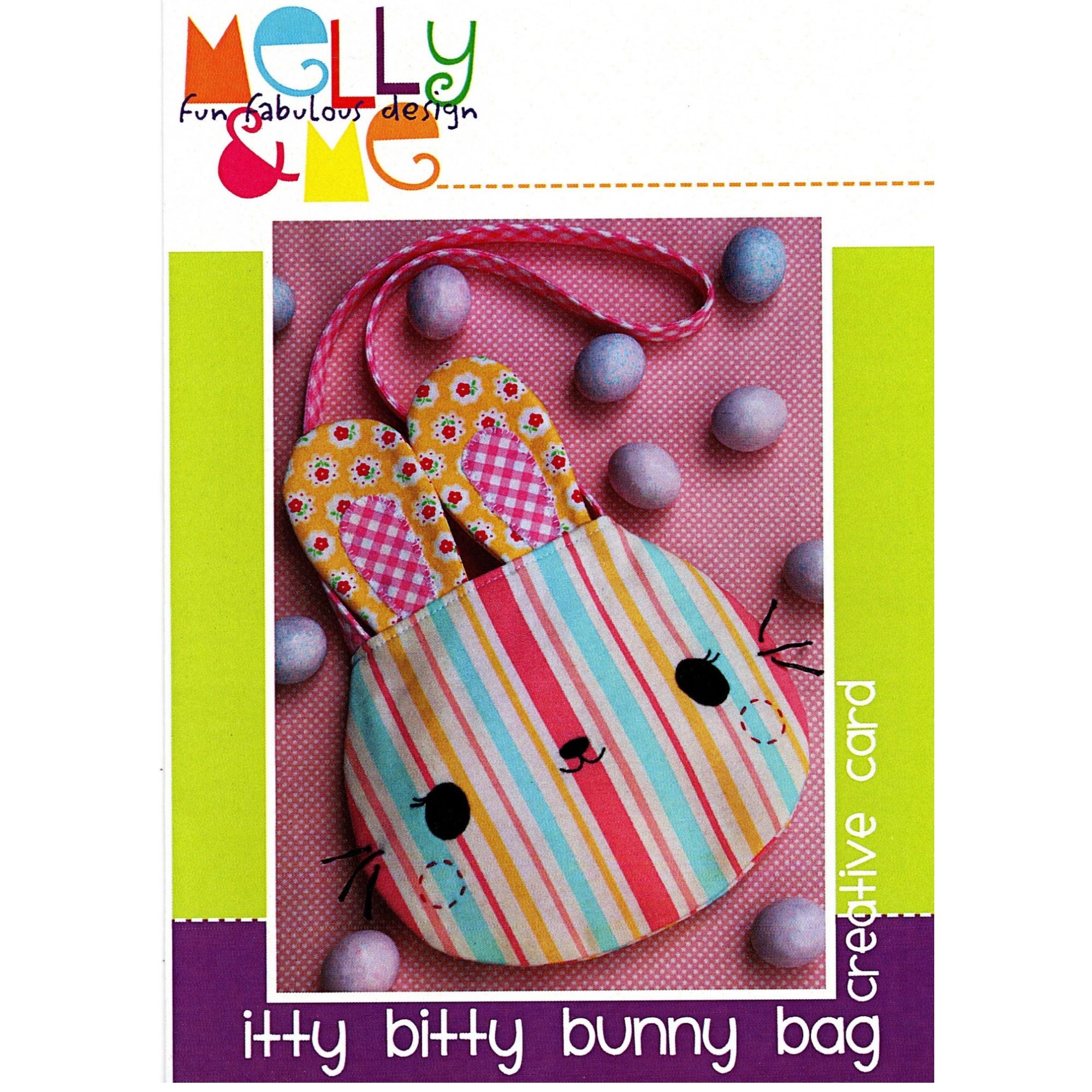 Melly and Me Pattern: Itty Bitty Bunny Bag Creative Card