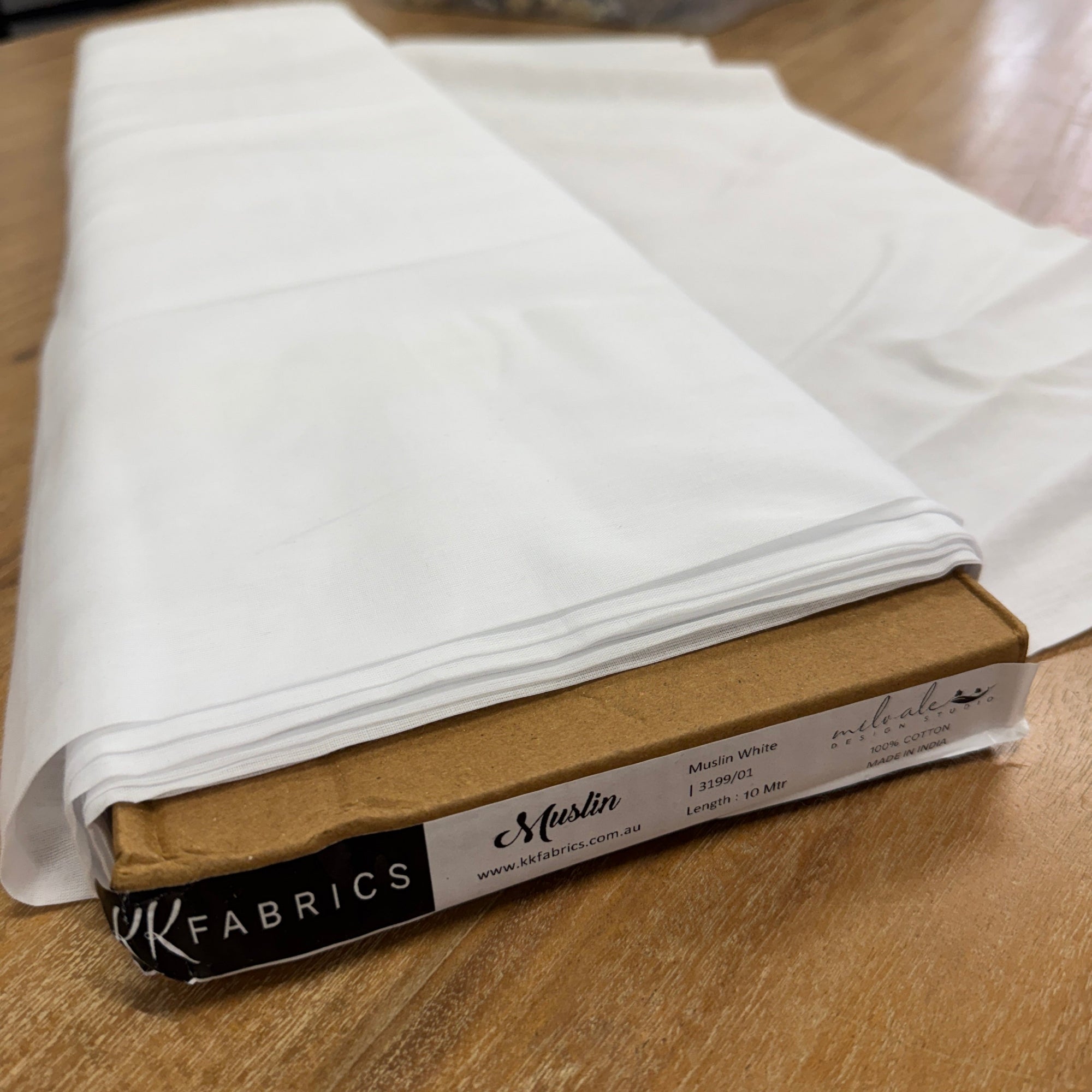 Muslin 100% Cotton 140cm - White 3199/01