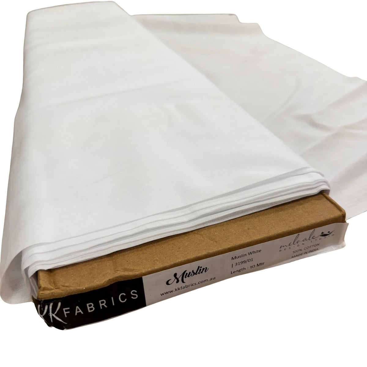 Muslin 100% Cotton 140cm - White 3199/01