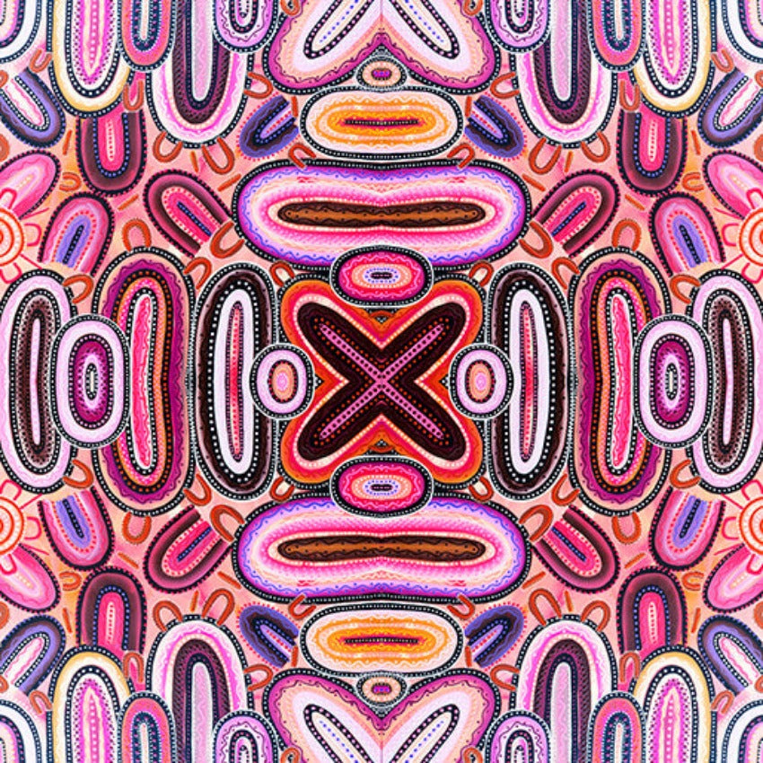 Aboriginal Design: Spirit of the Bush 2 - Ceremonial Huts - Jesse Sutton