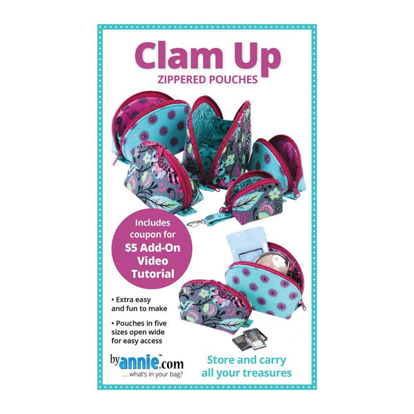 By Annie: Clam Up Bag Pattern