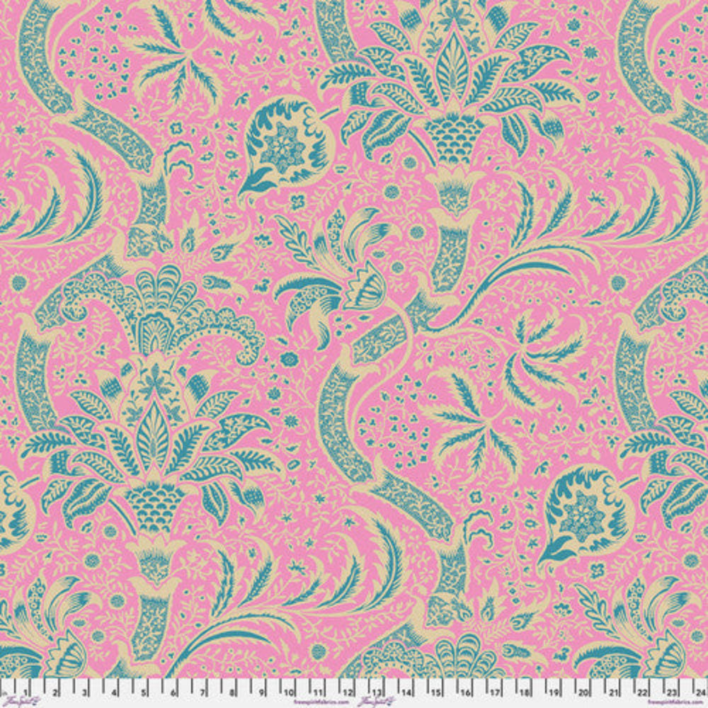 Kaffe x Morris & Co: Indian Opera Pink PWKW005-OPERA