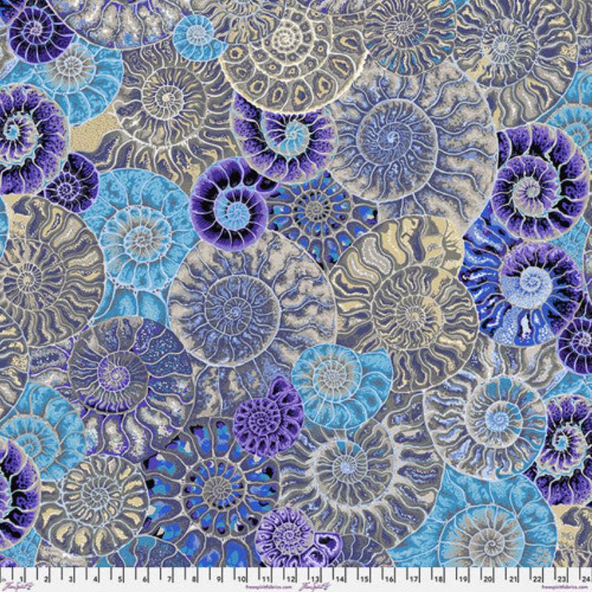 Philip Jacobs: Ammonites Blue PWPJ128-BLUE