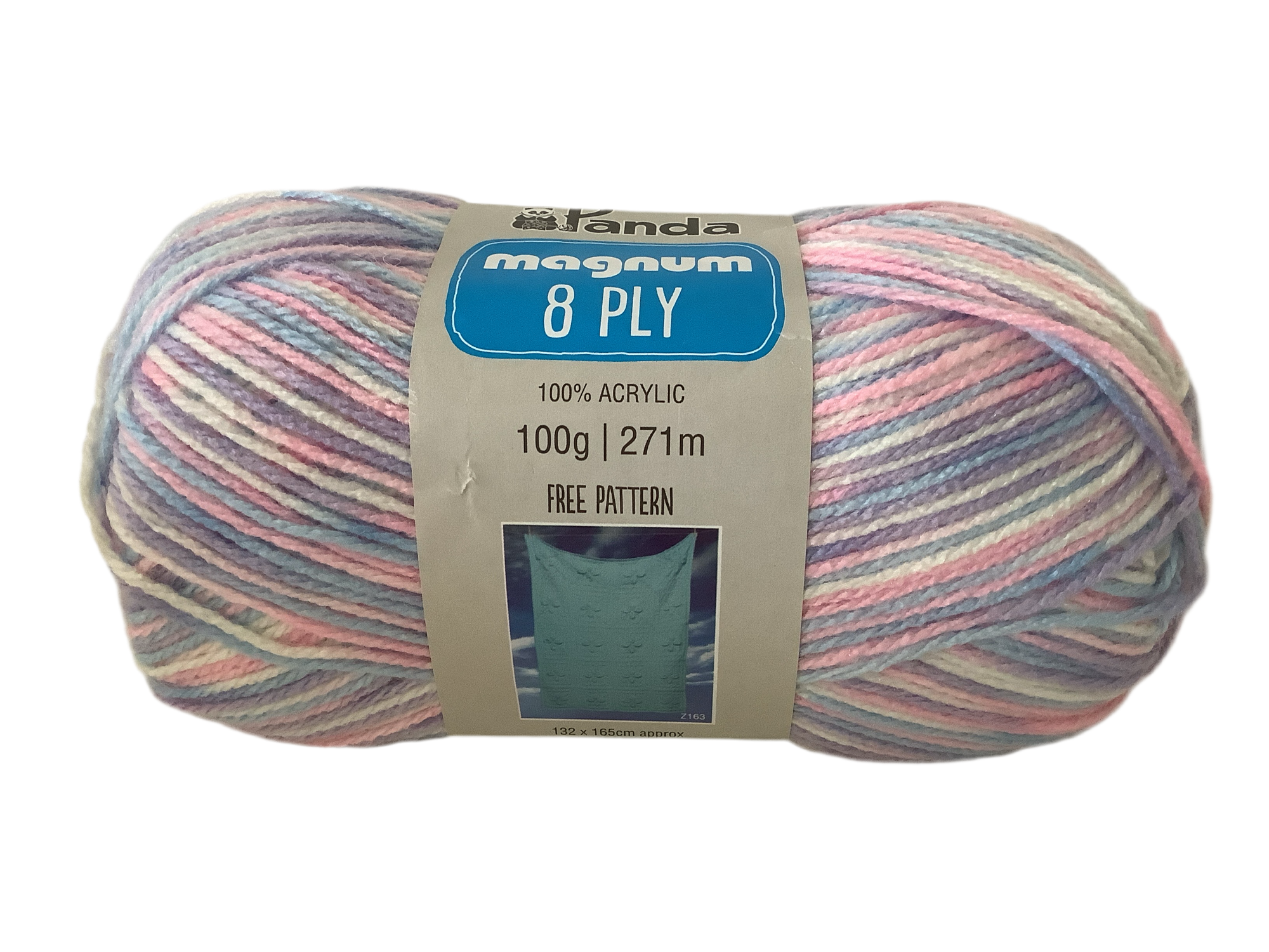 Panda Magnum 8 Ply Yarn 2005 Pink Print