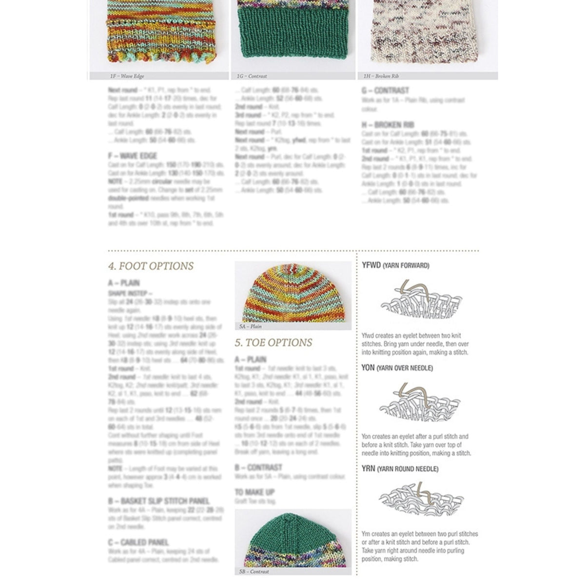 Patons: Mix and Match Socks Knitting Pattern 7023