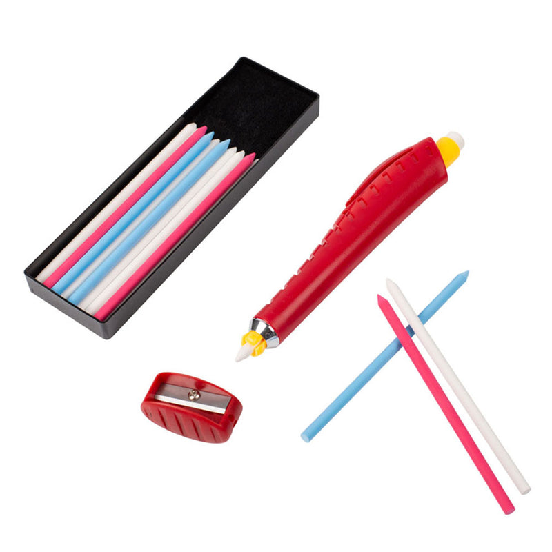 Bohin Mechanical Chalk Pencil Plus Leads Assorted