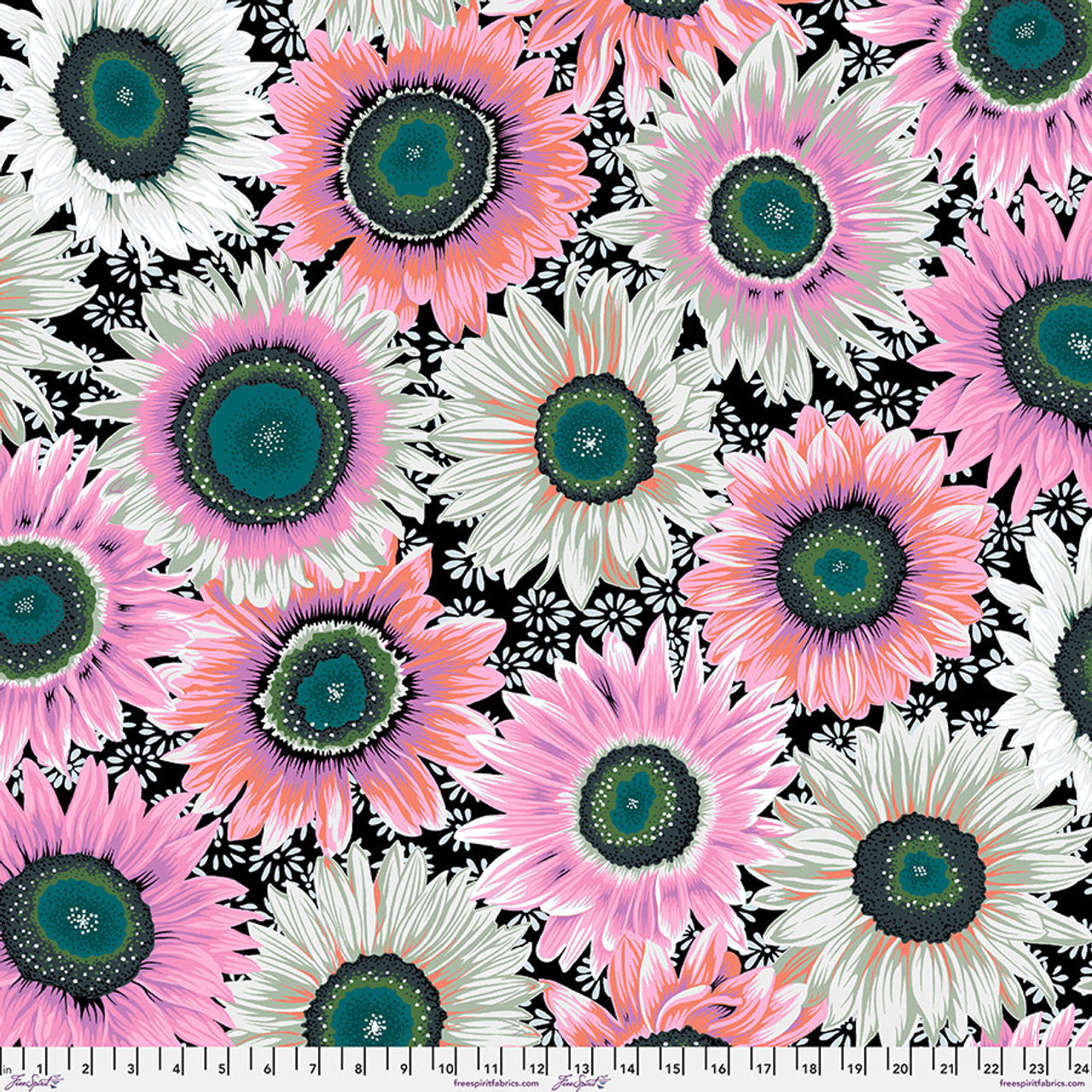 Philip Jacobs - Van Gogh Sunflowers BLACK WIDEBACK QBPJ006.BLACK