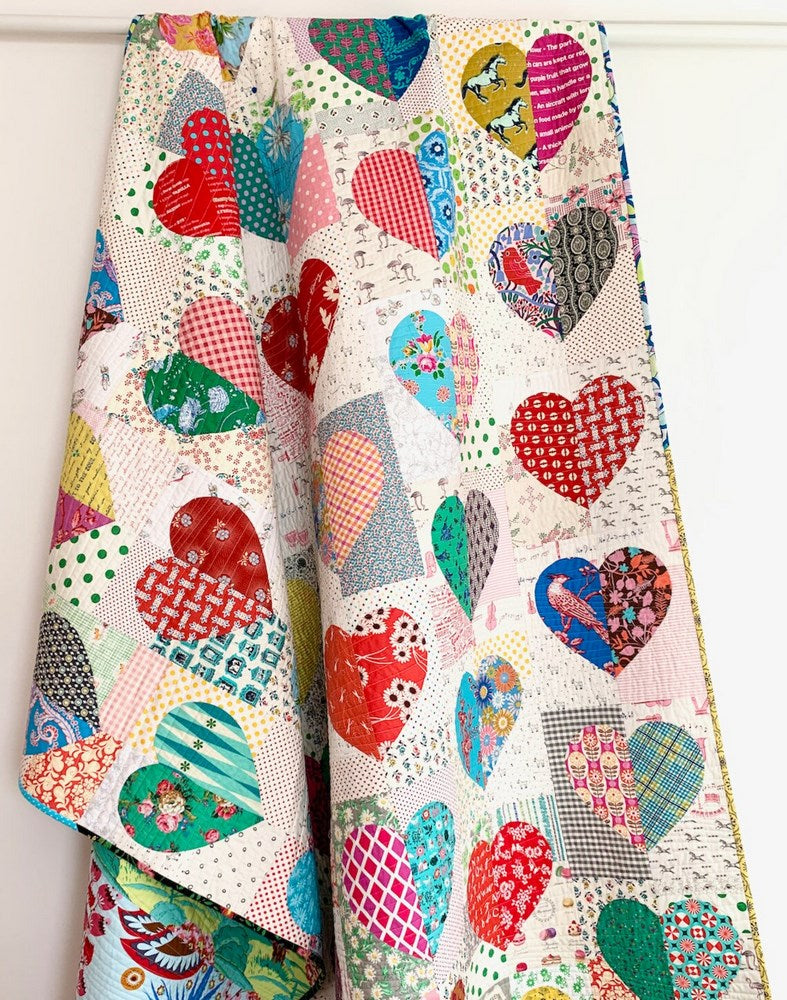 Rachaeldaisy Designs: Groove in the Heart Quilt Pattern