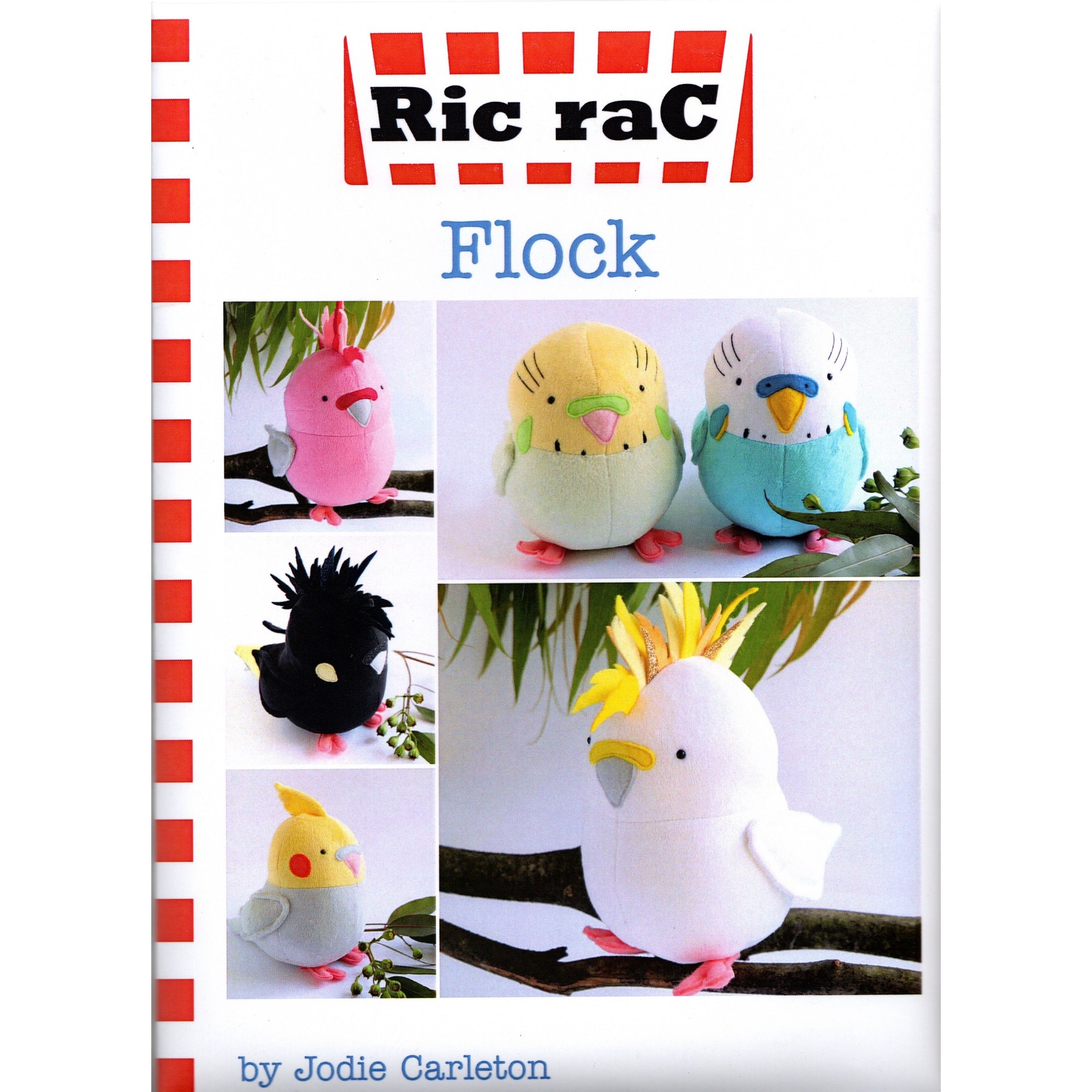 Ric Rac Soft Toy Pattern: Flock of Birds
