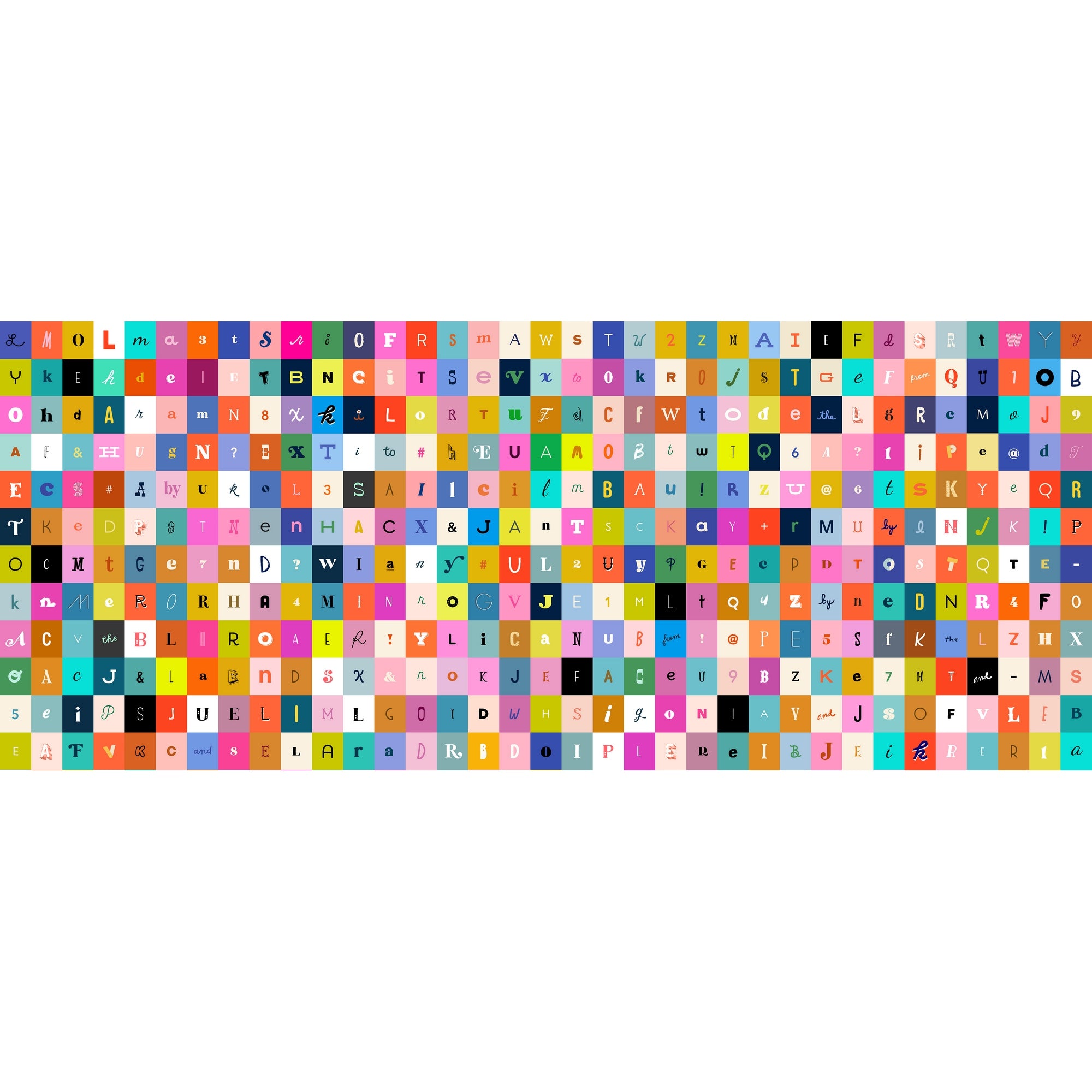 Ruby Star Society - Selvedge Letters Multi - Multi RS5180 11
