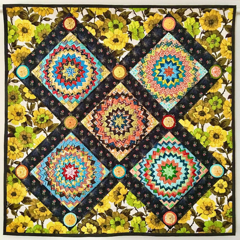 Rachaeldaisy Designs: Pinecones in the Sunshine Quilt Pattern
