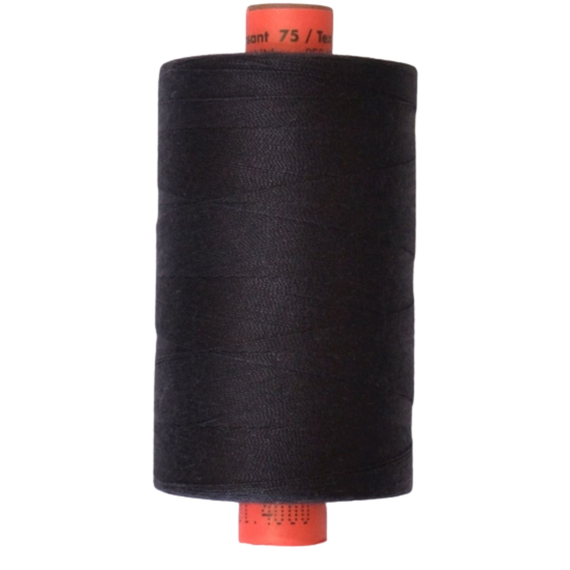 Rasant 75 Thread - Core Spun Polyester Cotton Thread - 1000m BLACK