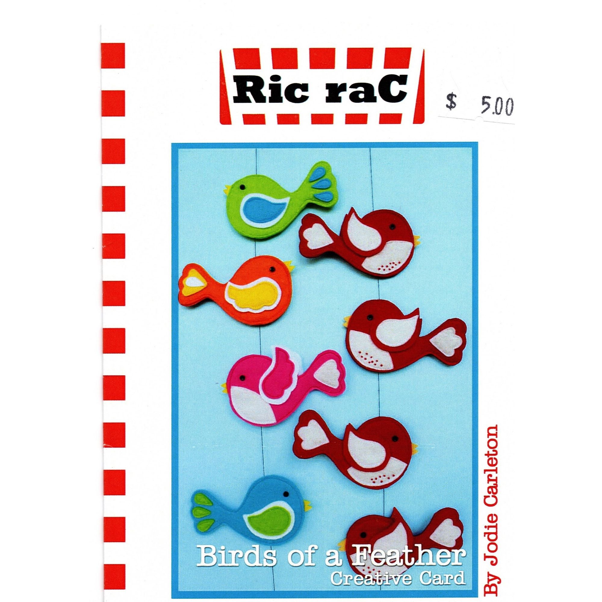 Ric Rac Felt Pattern: Birds of a Feather