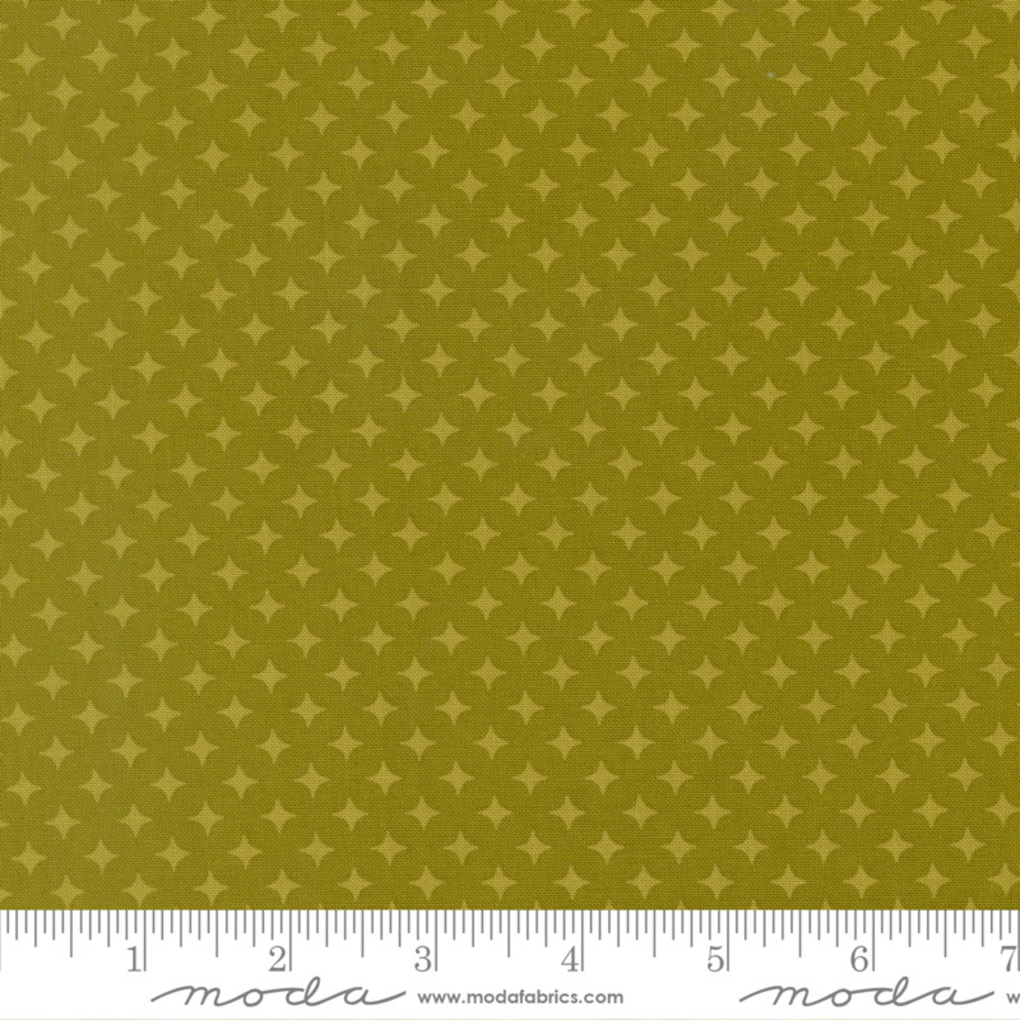 Scenery by Elizabeth Hartman Diamonds Kelp for Moda Fabrics 51275 14 RULER