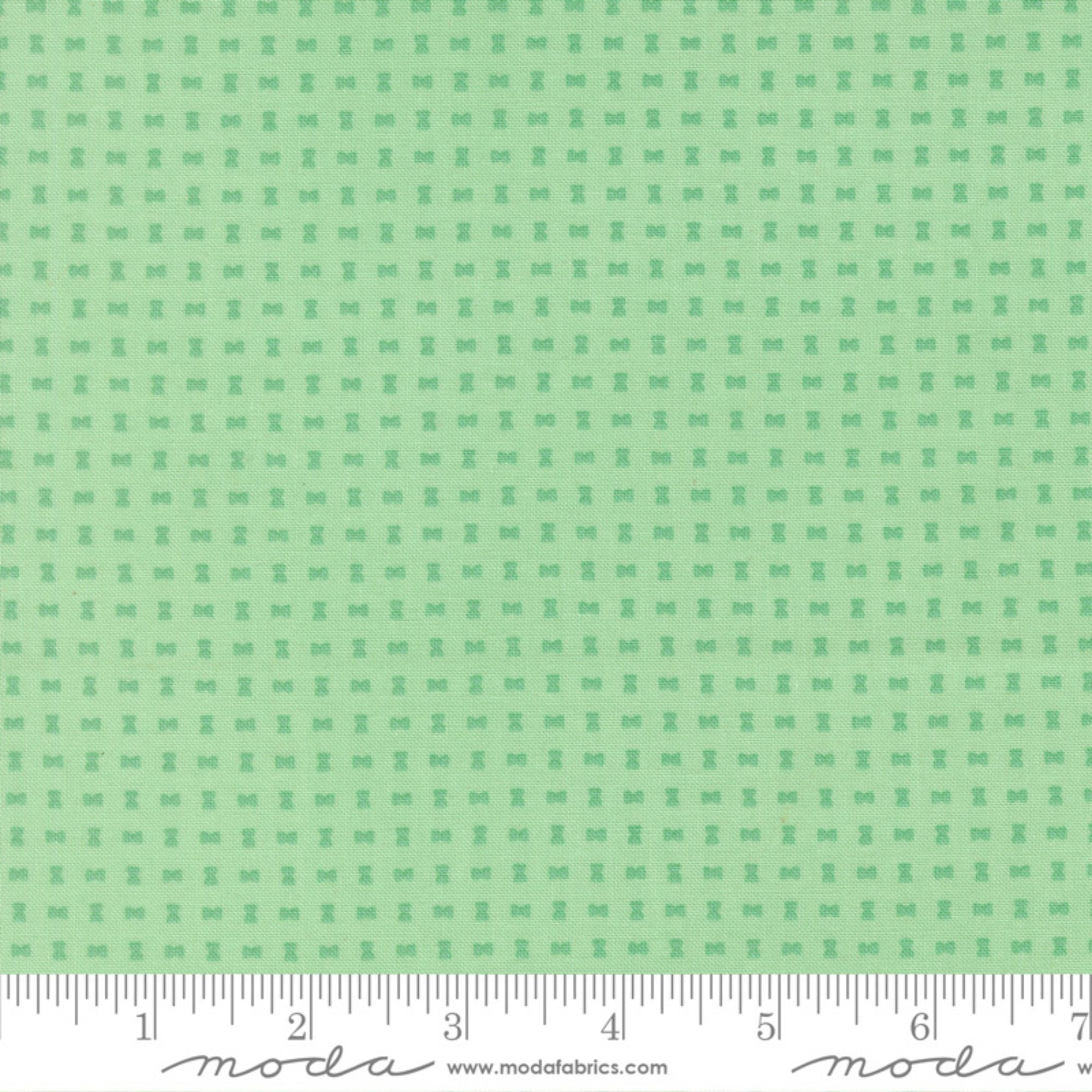 Scenery by Elizabeth Hartman Spools Aqua for Moda Fabrics 51277 18 RULER