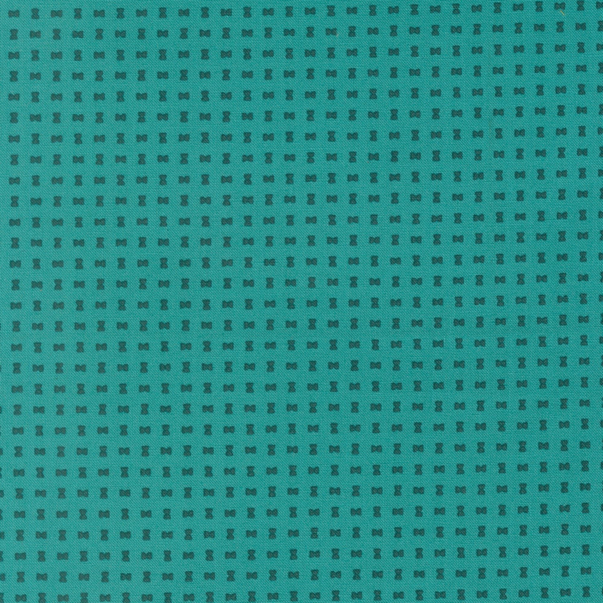Scenery by Elizabeth Hartman Spools Turquoise for Moda Fabrics 51277 16