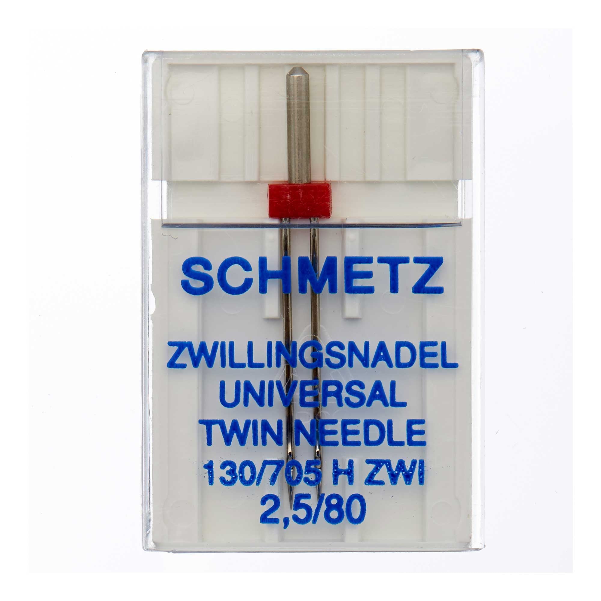 Schmetz CD Twin Sewing Machine Needles 80/2.5