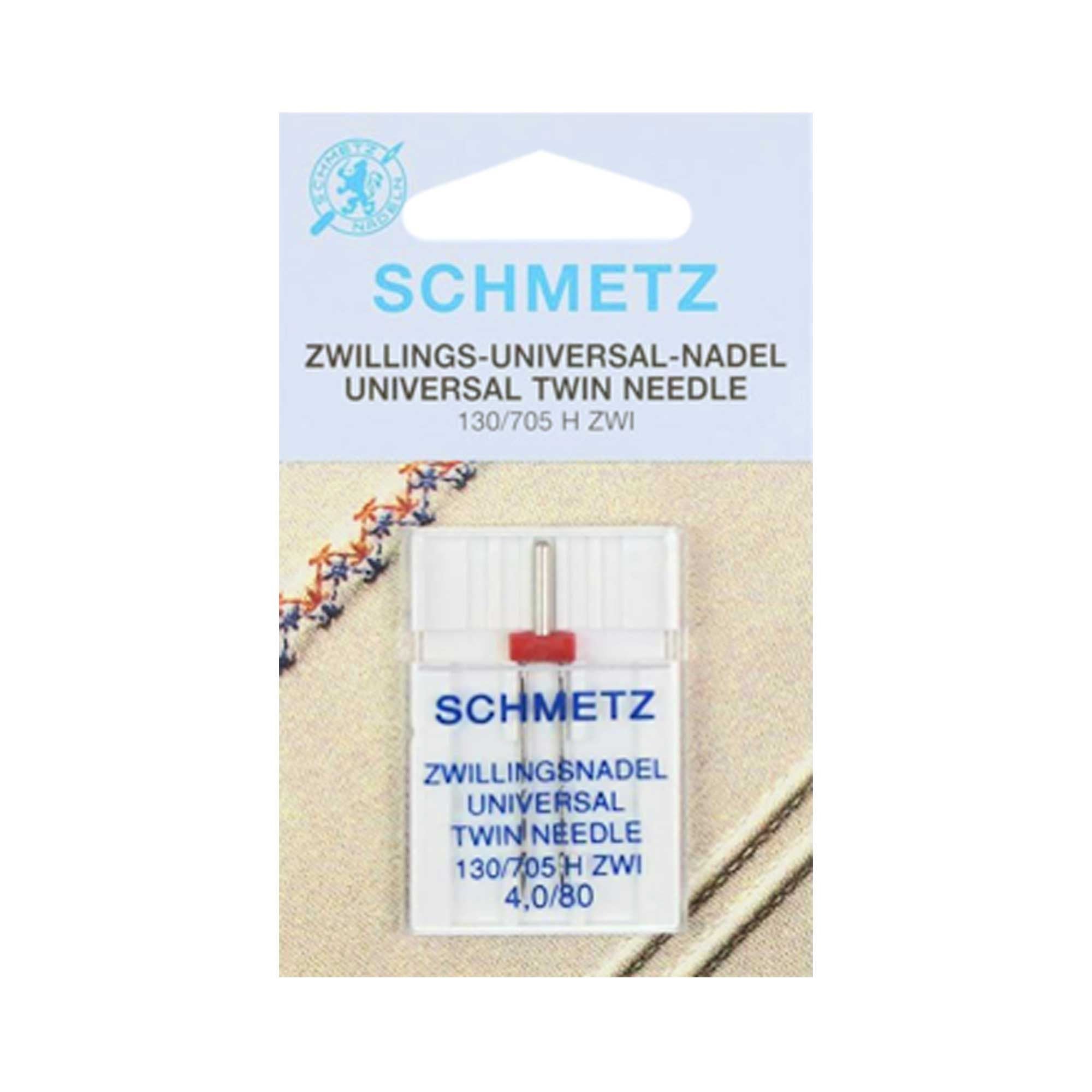 Schmetz CD Twin Sewing Machine Needles 80 / 4.0