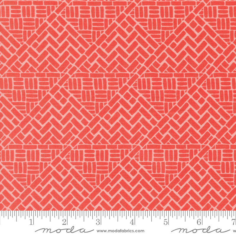 Tango - Kate Spain - Mosaic Tangerine 27338 12 - Moda Fabrics