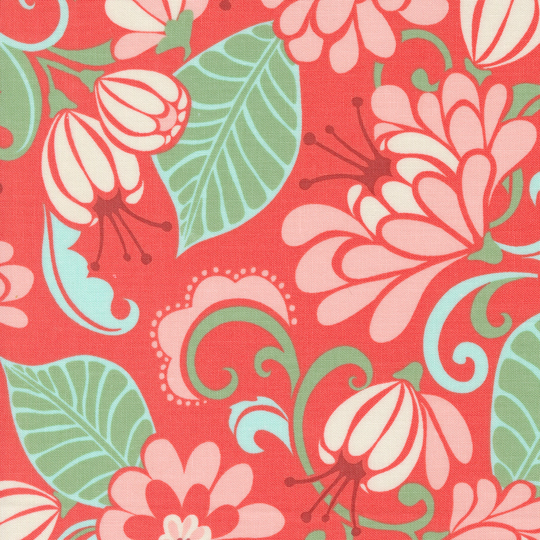 Tango - Kate Spain - Sarabande Tangerine 27330 12 - Moda Fabrics
