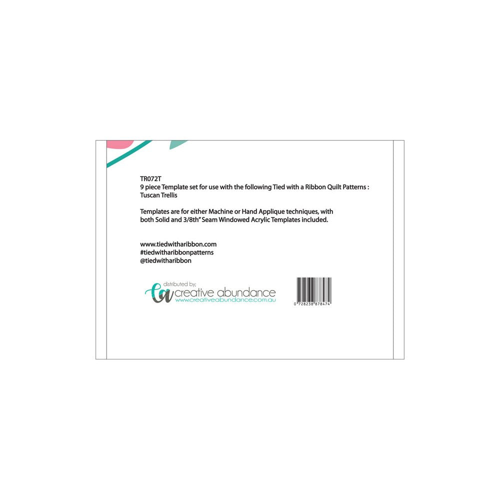 Tied with a Ribbon Tuscan Trellis Template Set