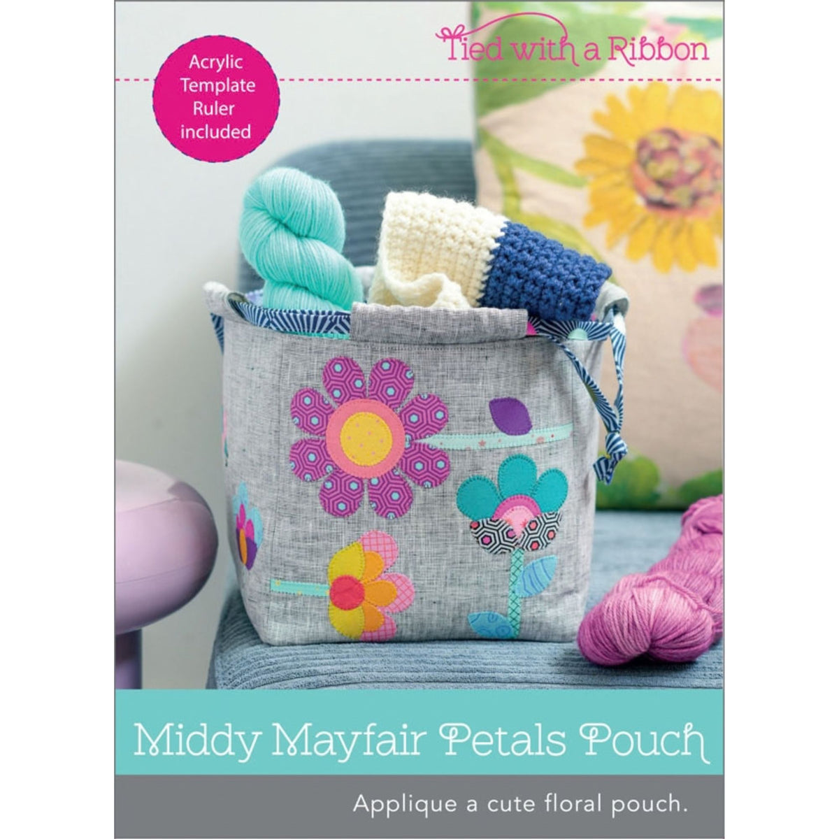 Tied with a Ribbon Pattern: Middi Mayfair Petals Pouch