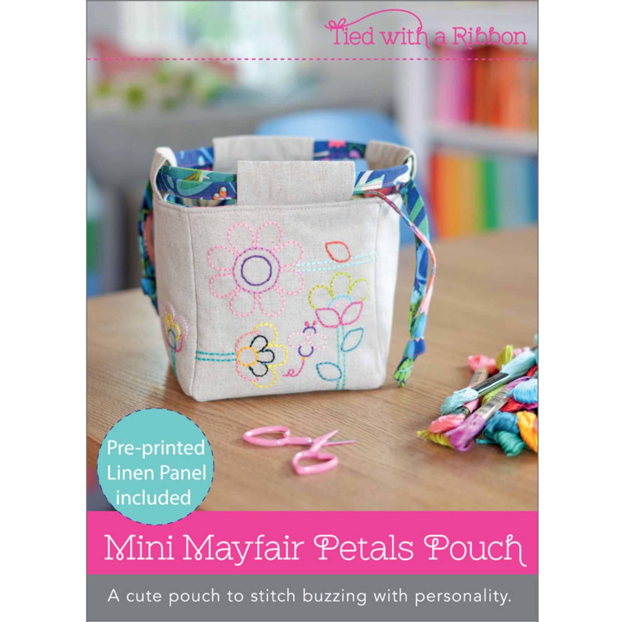 Tied with a Ribbon Pattern: Mini Mayfair Petals Pouch