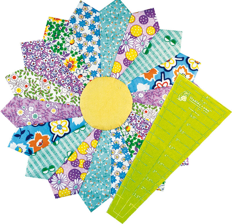 Matilda's Own: Dresden Plate Acrylic Templates 8 Inch 2pcs 20 deg + 22.5 deg