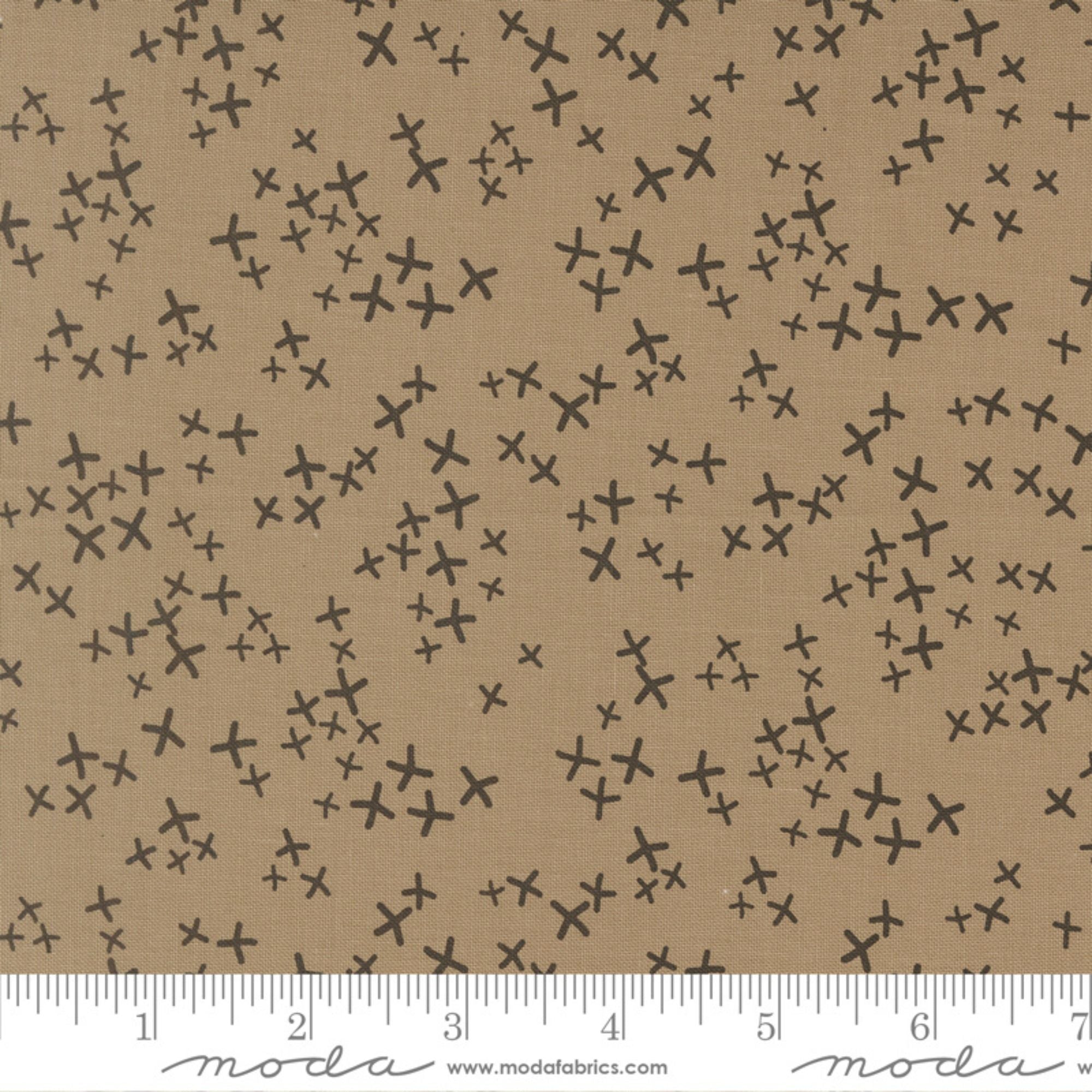 Zen Chic Mira Realm Taupe for Moda Fabrics 11674 16 RULER